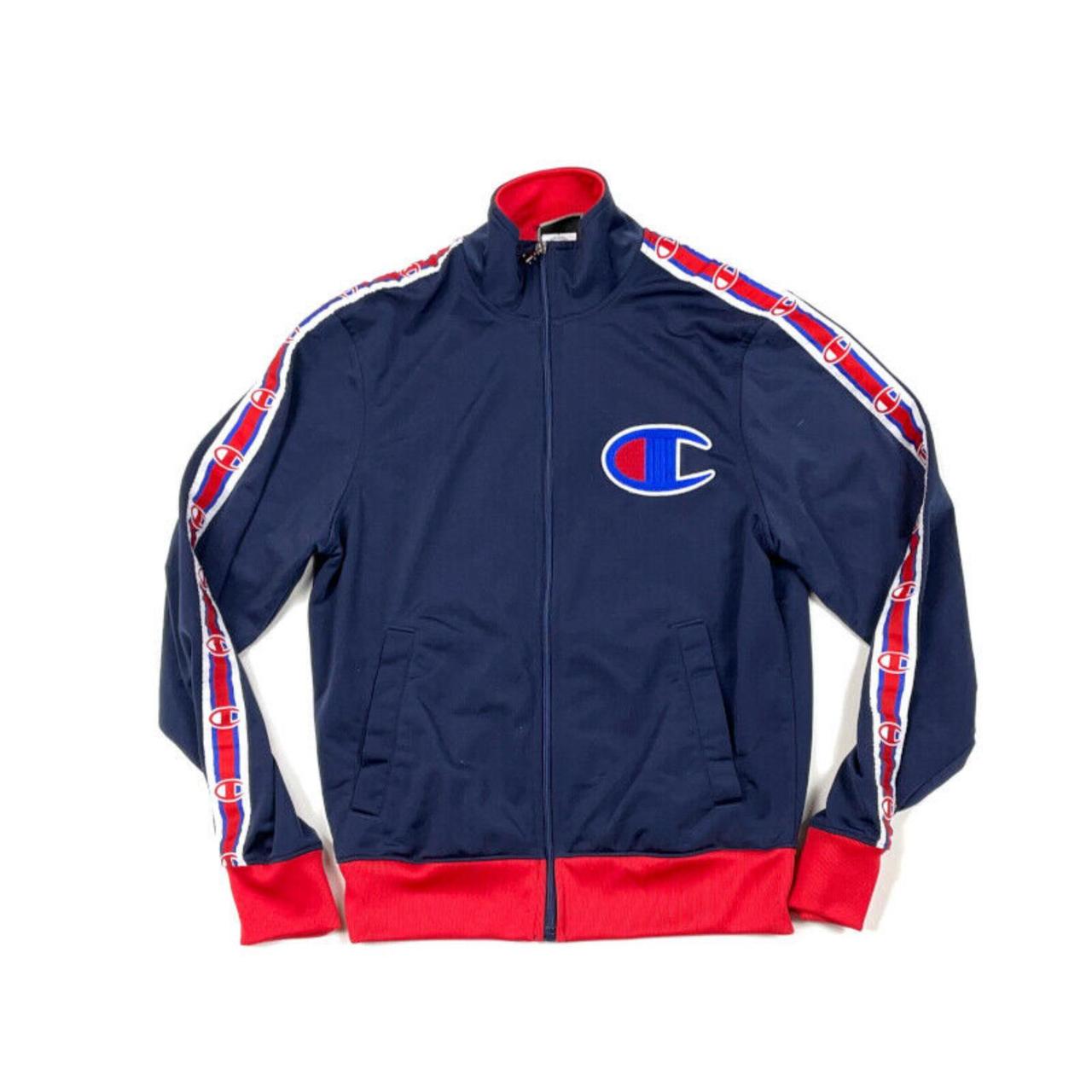 champion blue track jacket