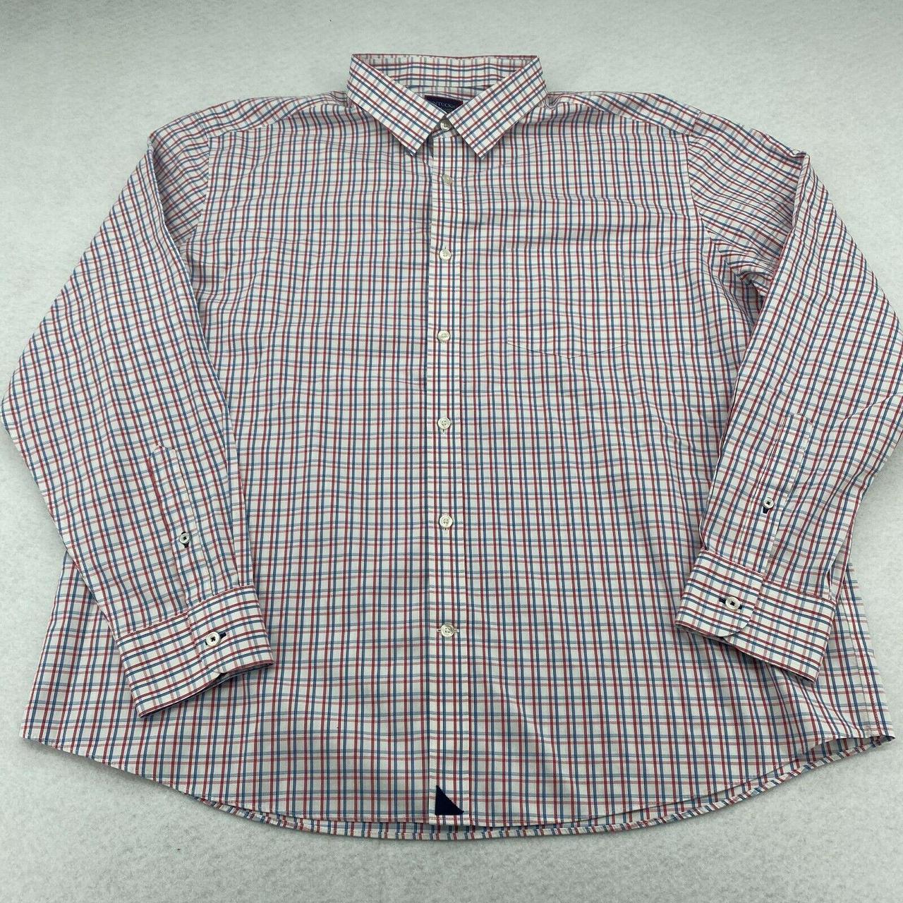 Product Image 1 - UNTUCKIT Red Blue Plaid Long