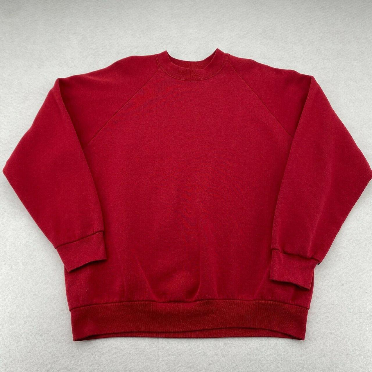 Vintage 90's Fruit of the Loom Crewneck Sweatshirt... - Depop