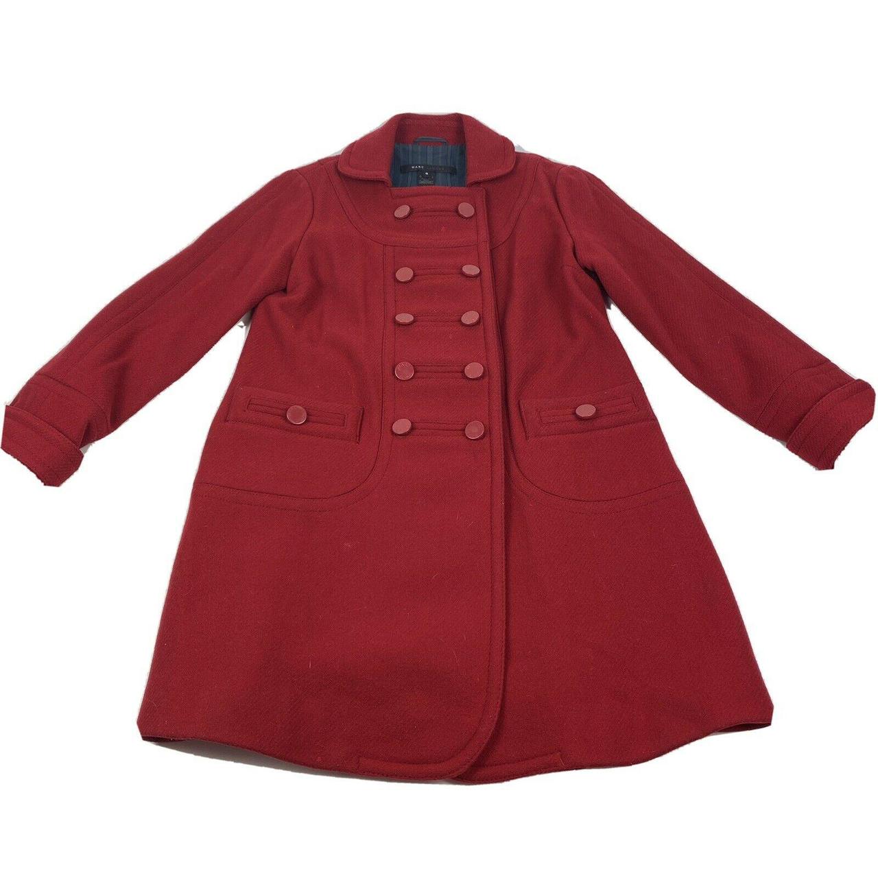 marc jacobs red trench coat