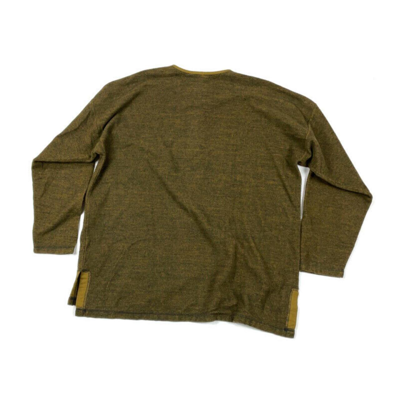 Product Image 2 - VTG Green Brown Ribbed Henley