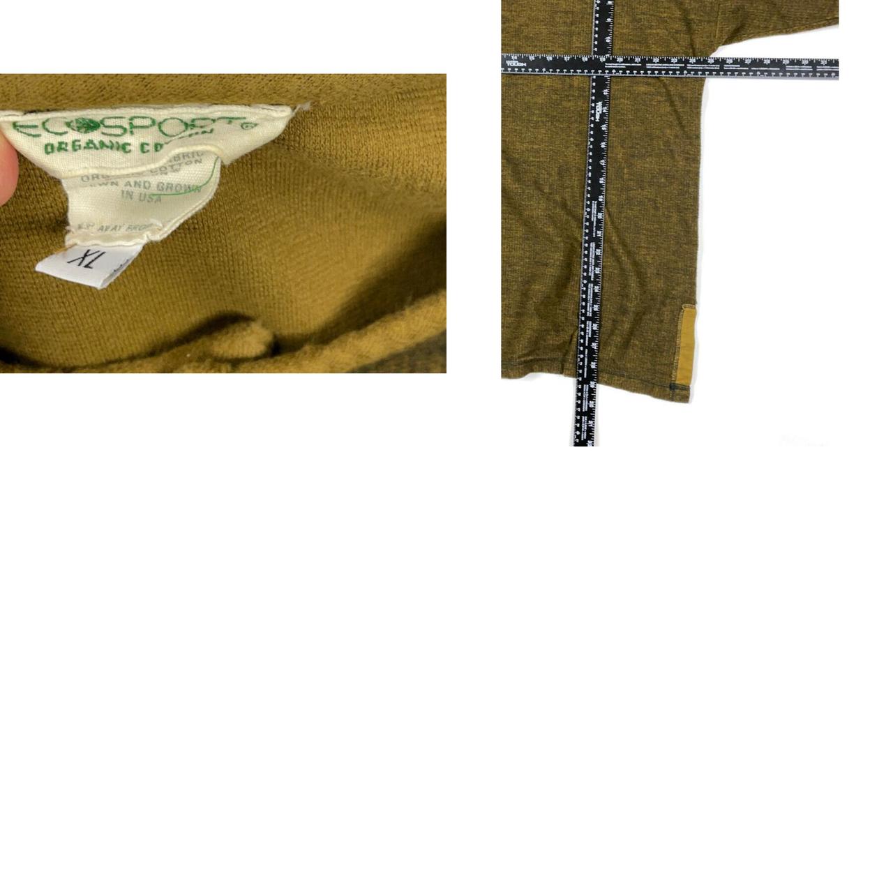Product Image 4 - VTG Green Brown Ribbed Henley
