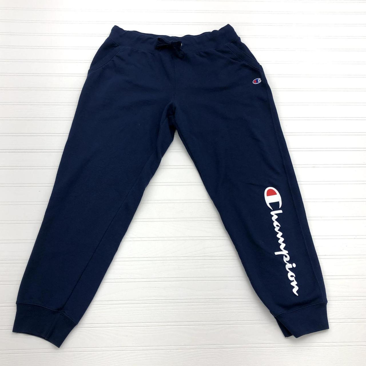 navy blue champion joggers