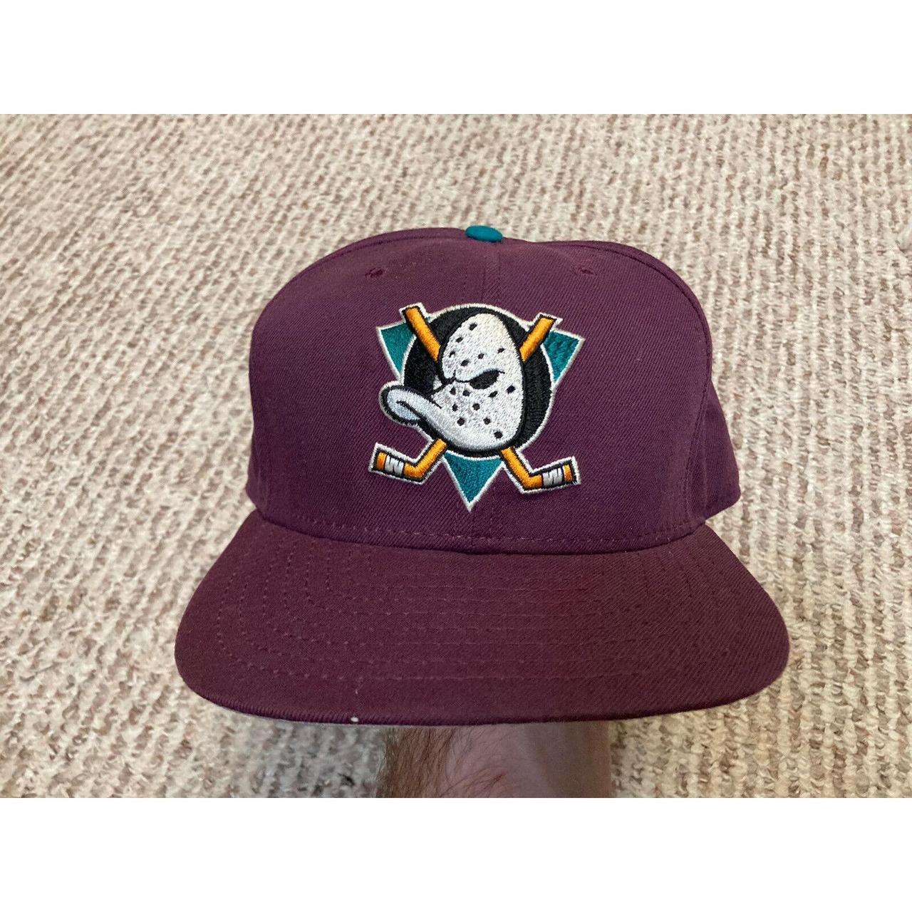 Vintage 90s Anaheim Mighty Ducks SnapBack - Depop