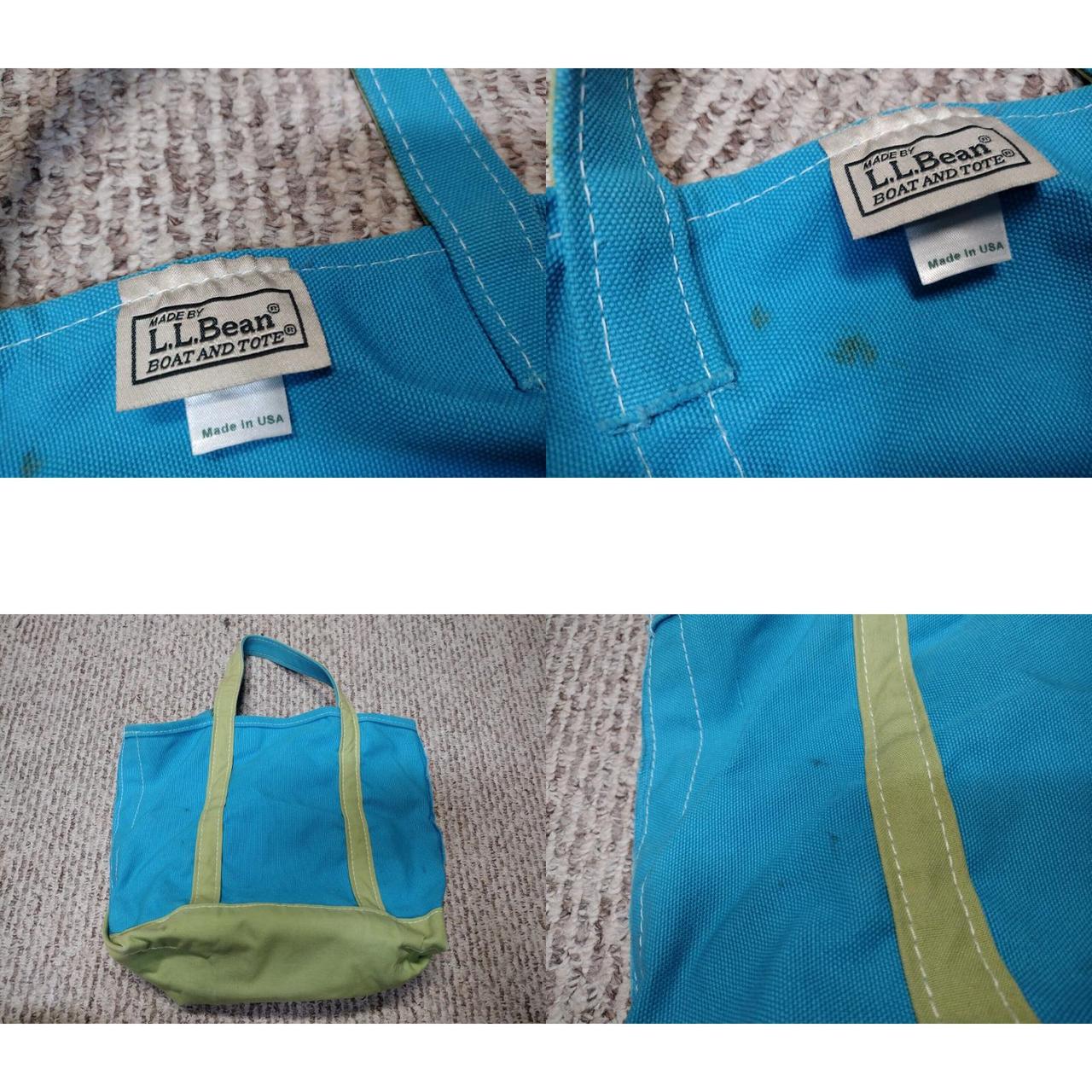 LL Bean Boat And Tote Canvas Bag USA Ivory White & - Depop