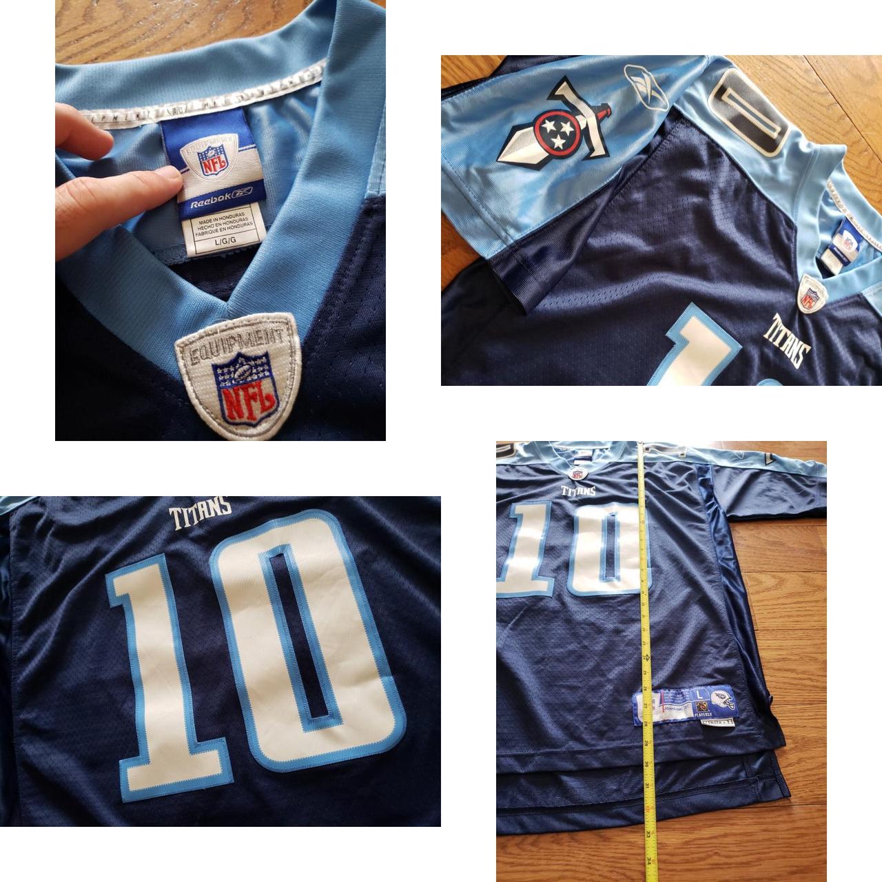 Vince Young Tennessee Titans #10 Reebok NFL Football Stitched