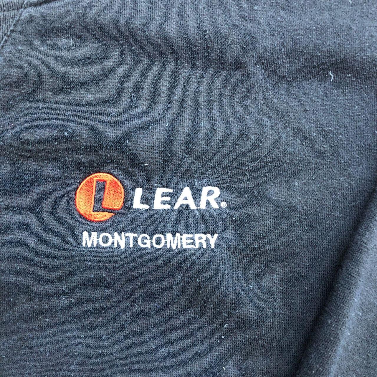 Vintage Port Authority Black Lear Montgomery Logo... Depop