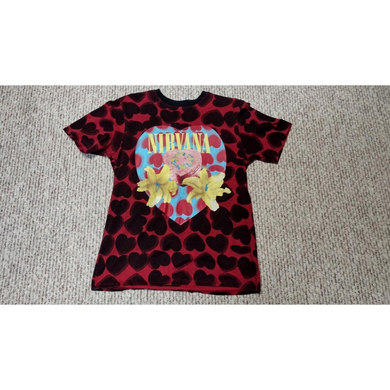 Nirvana Heart Shaped Box Reprint Shirt M Grunge Hole... - Depop