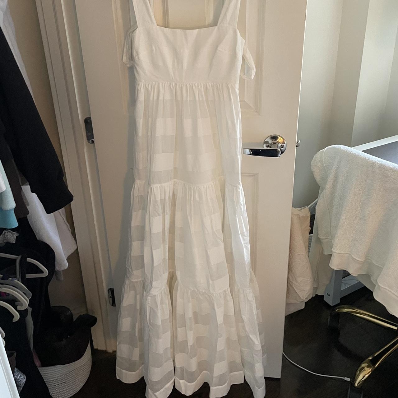 Zimmermann Women's White Dress Depop
