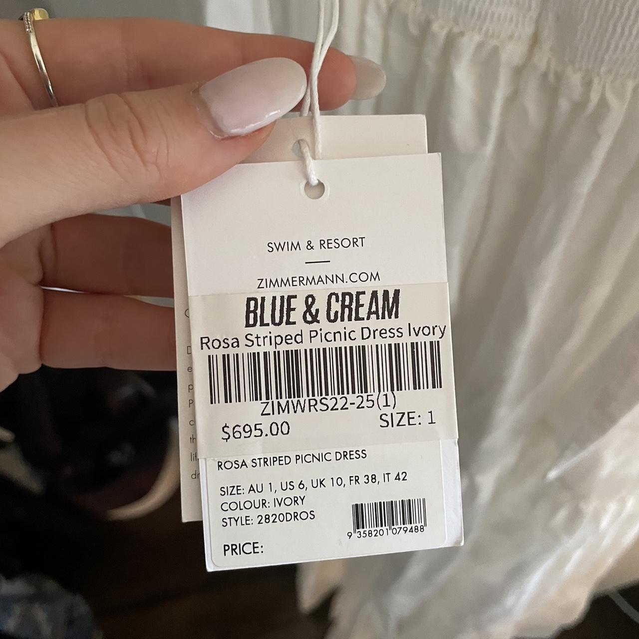 Zimmermann Women's White Dress Depop
