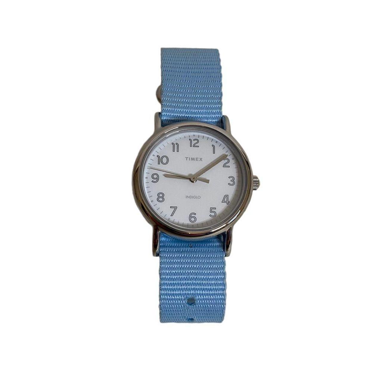 Timex Blue and Silver