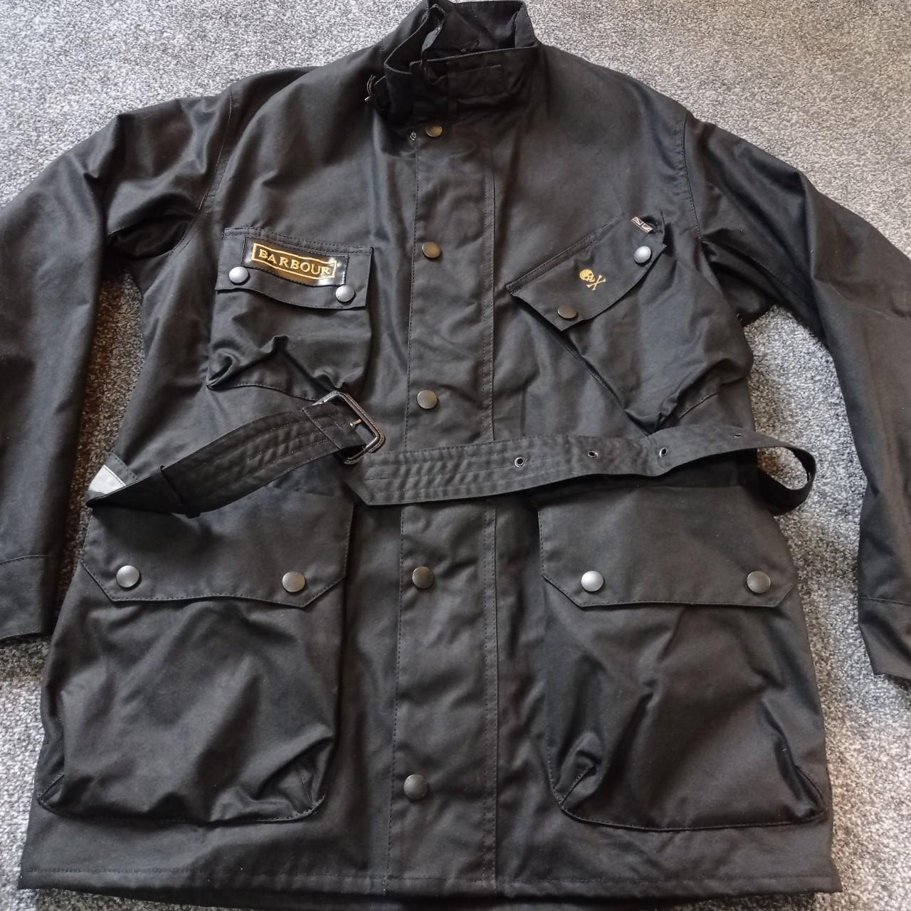 Barbour international wax A7 type jacket uk medium,... - Depop