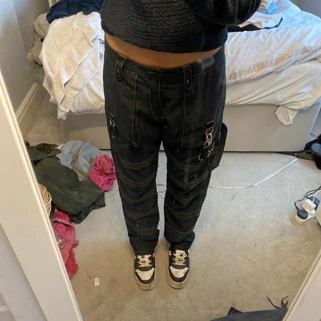 パンツ y2k archive EMPORIO ARMANI Black denim Armani Jeans Hip Hop | Vintage Y2K clothing for men online