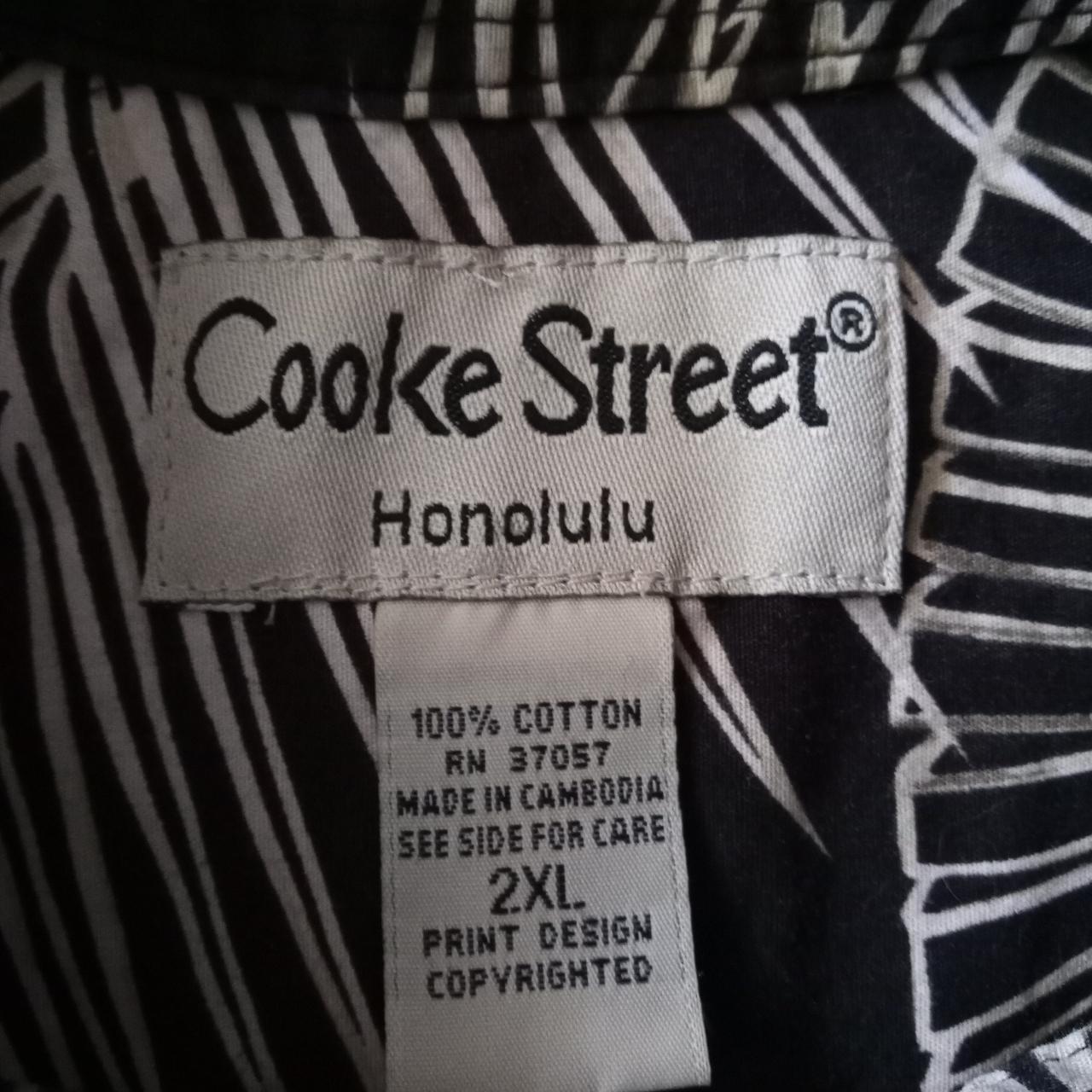 Vintage Cooke Street Honolulu Brand Palm Leaves All... - Depop