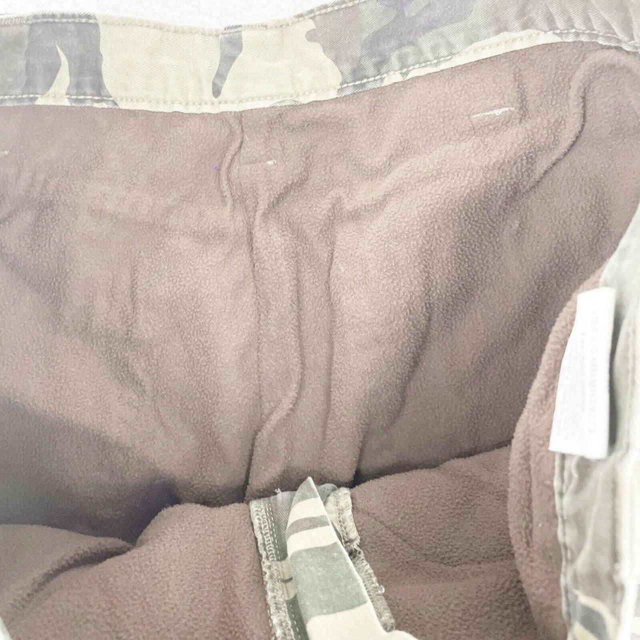 Wrangler Camo and Fleece Lined Pants. Men's size - Depop