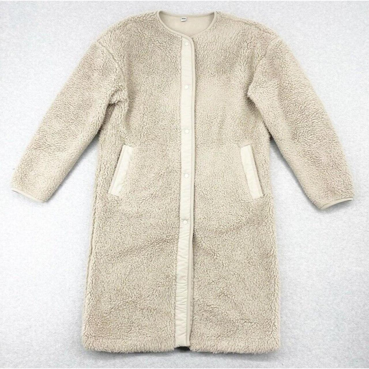 Uniqlo sherpa hot sale coat