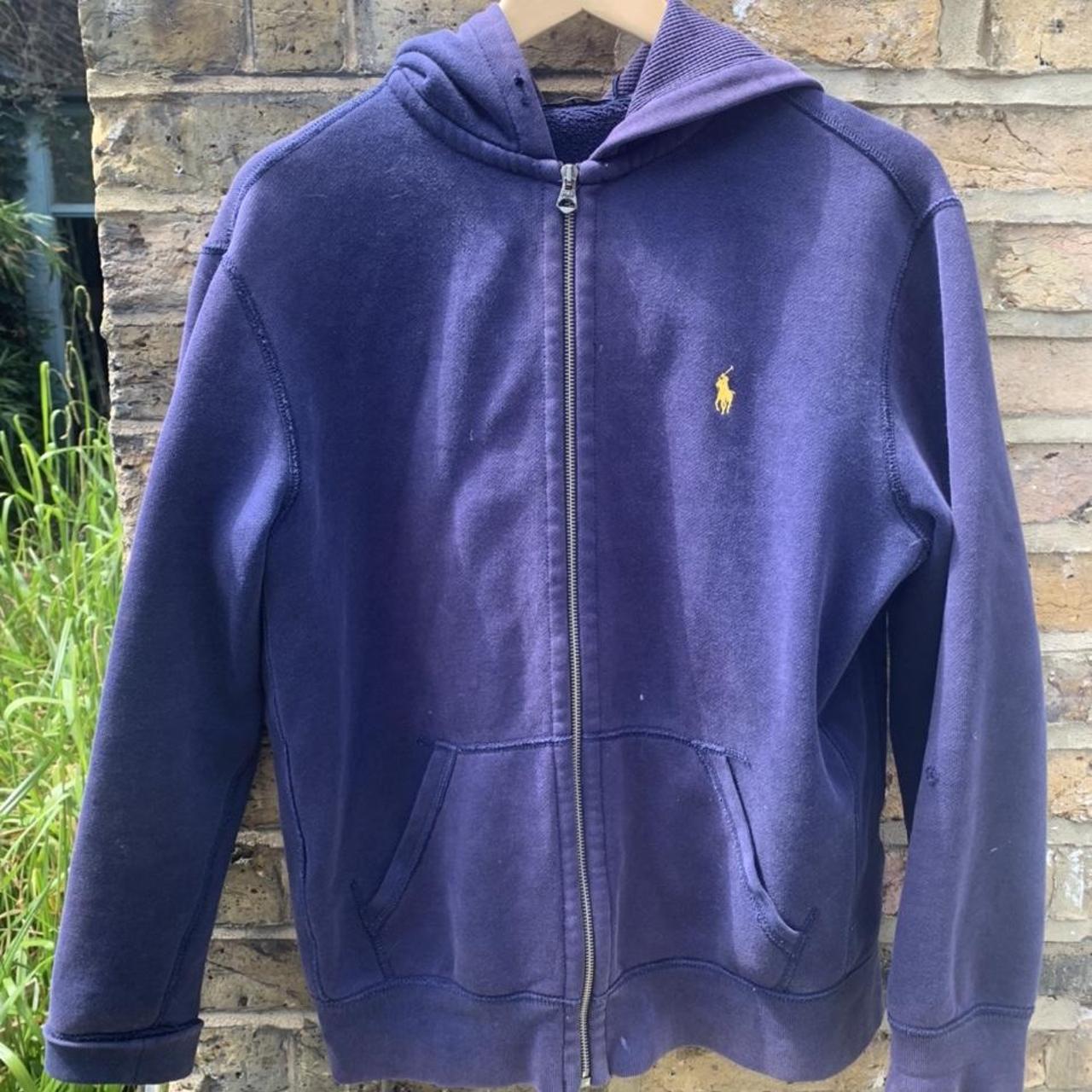 Polo Ralph Lauren hoodie // Navy // Size L - Depop