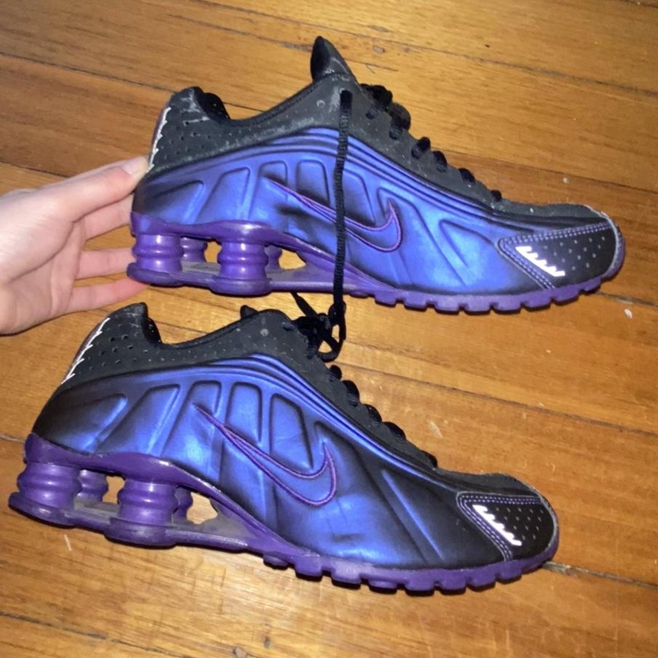 nike shox r4 purple