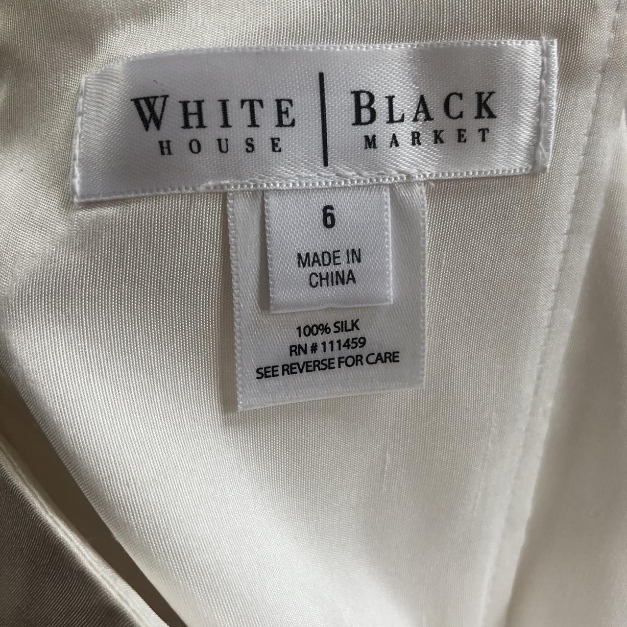 White House Black Market Women's White and Black Corset (4)