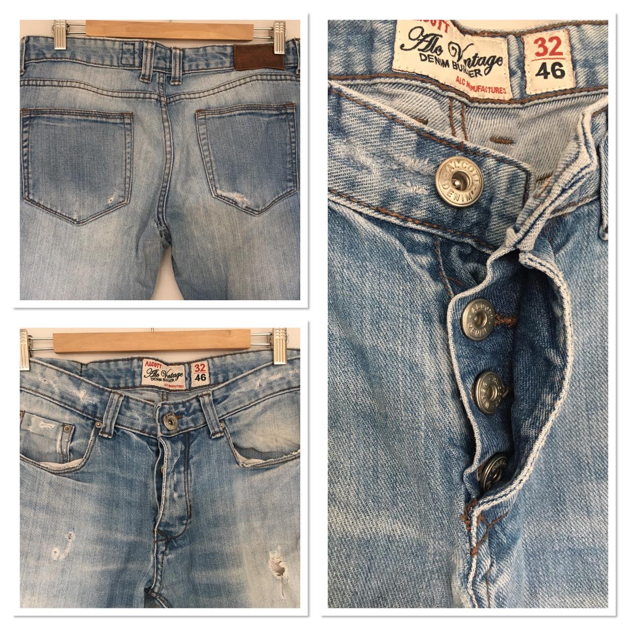 ALCOTT ALC VINTAGE DENIM BUILDER LIGHT BLUE Depop