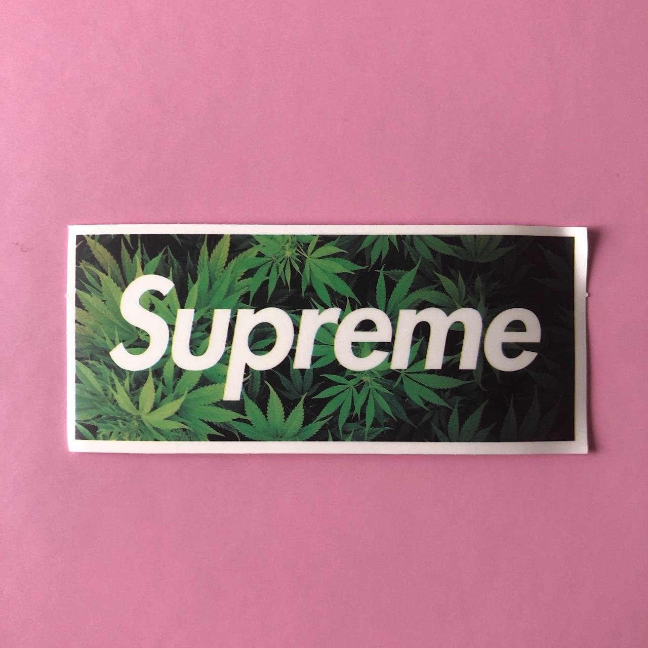 Green 2025 supreme sticker