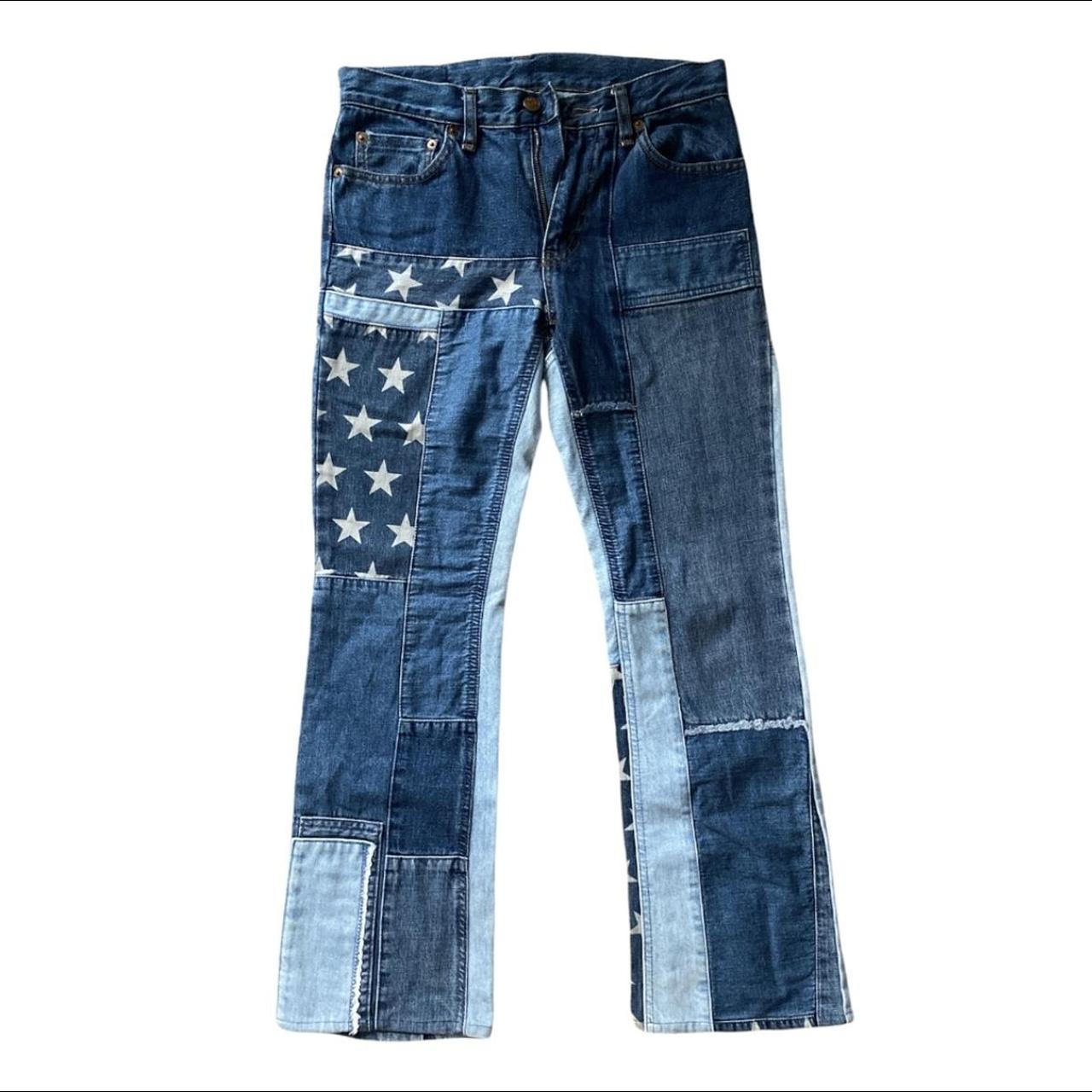 hysteric glamour patchwork jeans