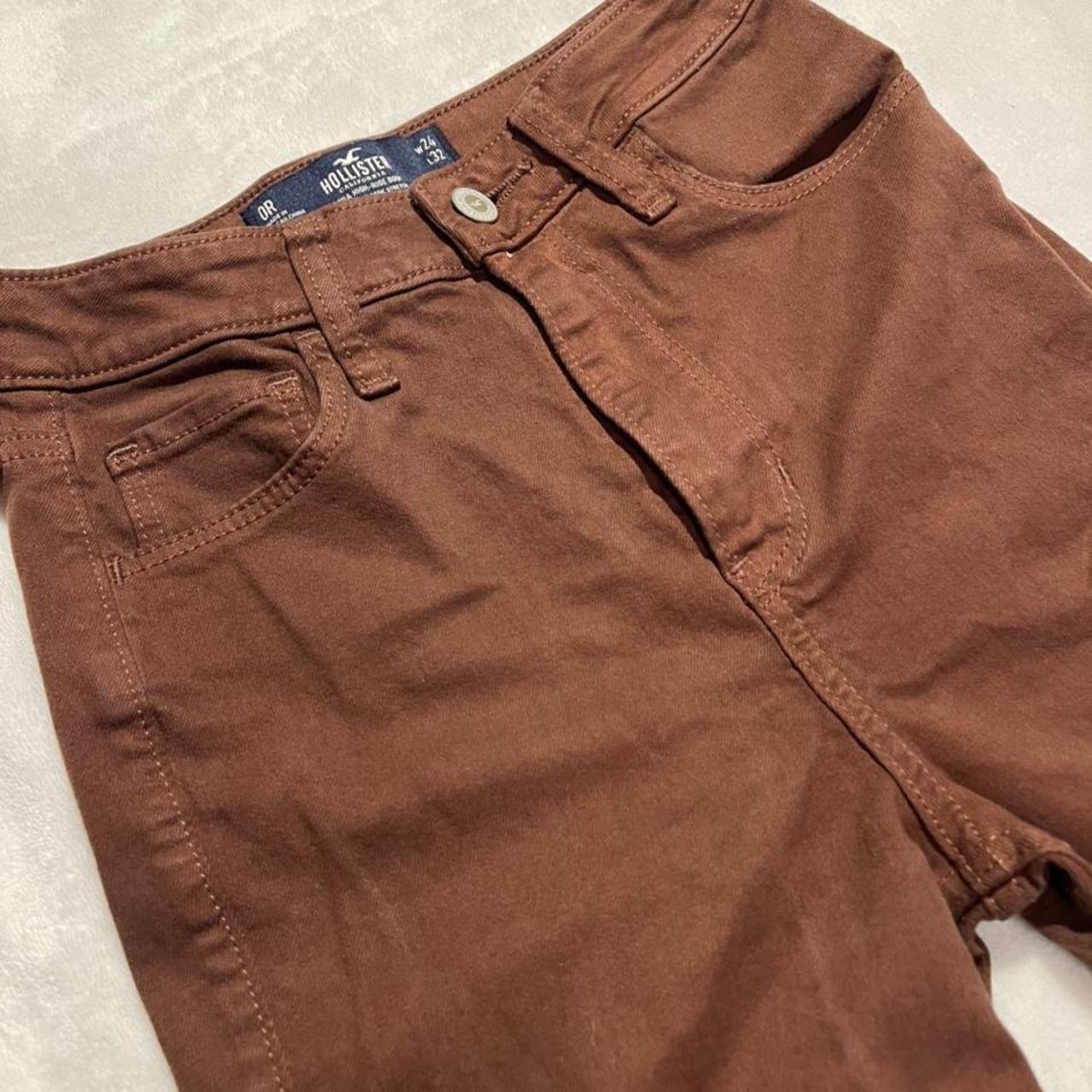 hollister brown jeans