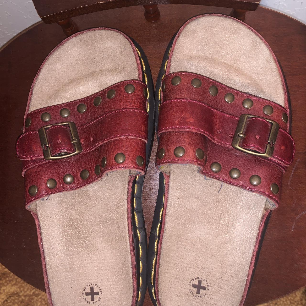 Dr. Martens Women's Burgundy and Red Sandals (4)