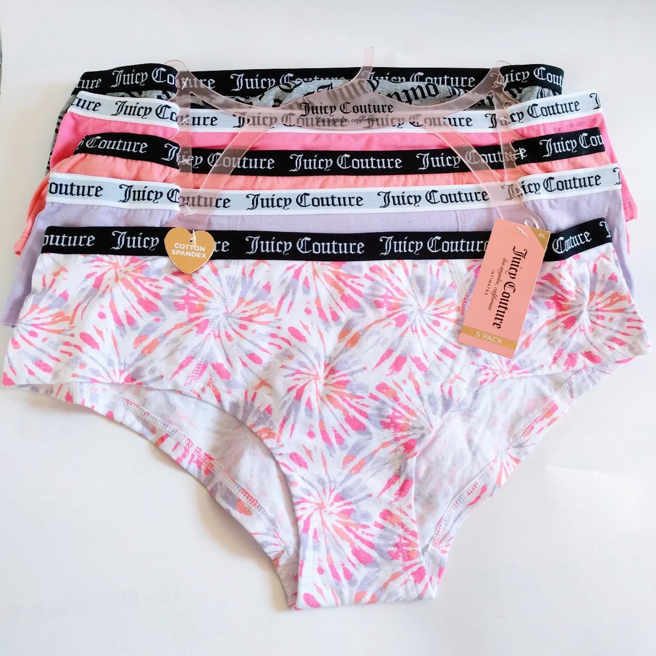 New with tags. Juicy Couture Panties 5 pack. Cotton