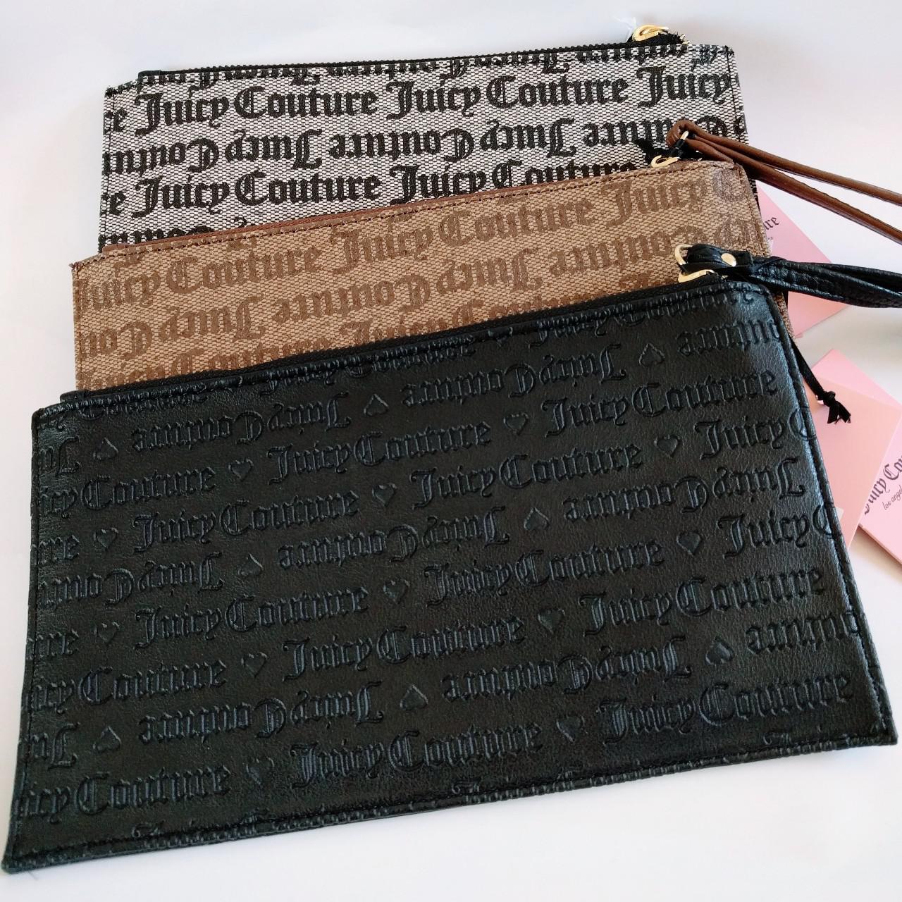 New with tags. Juicy Couture Zippered Up Wristlet - Depop