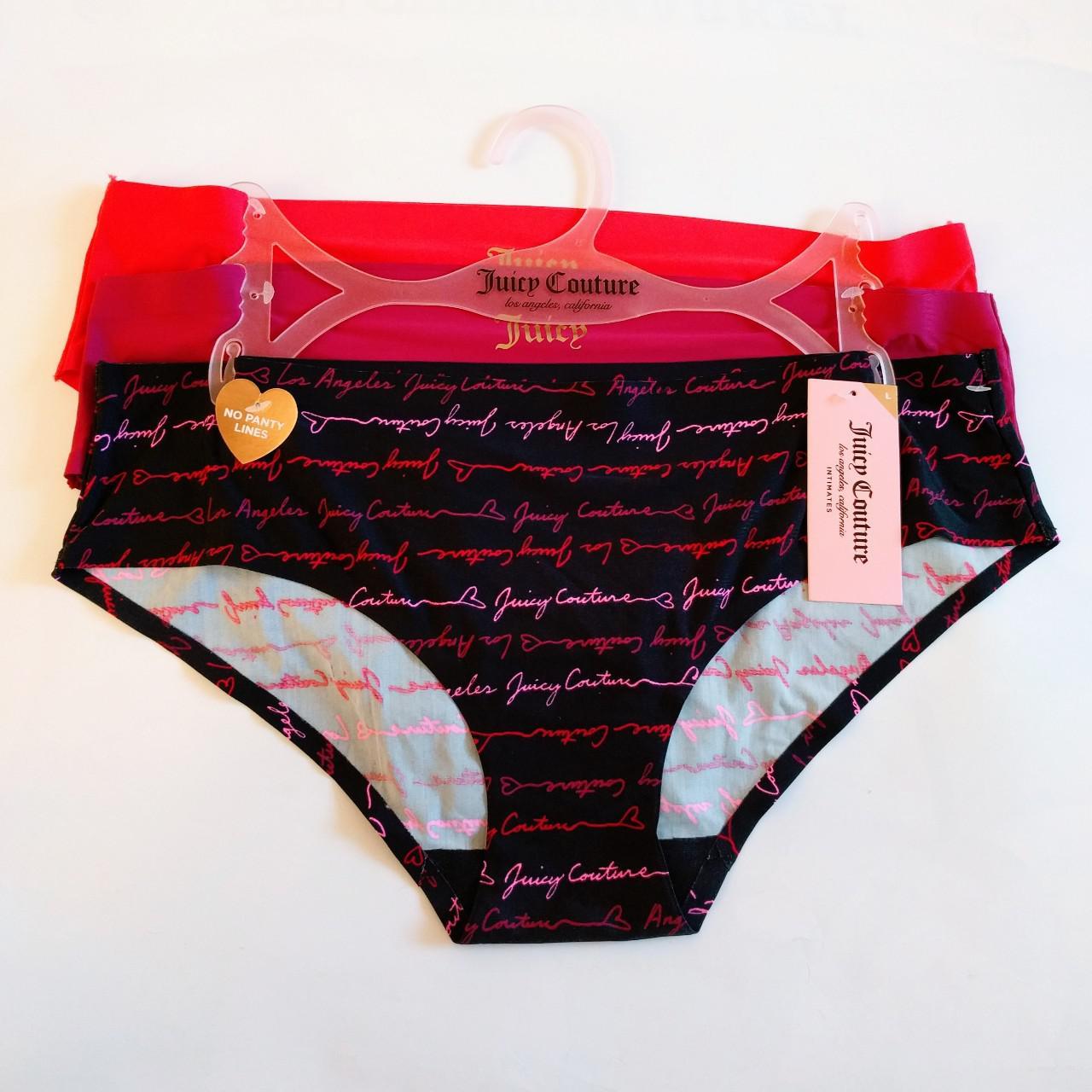 Juicy Couture 3 pack cheeky panties • Cheeky - Depop