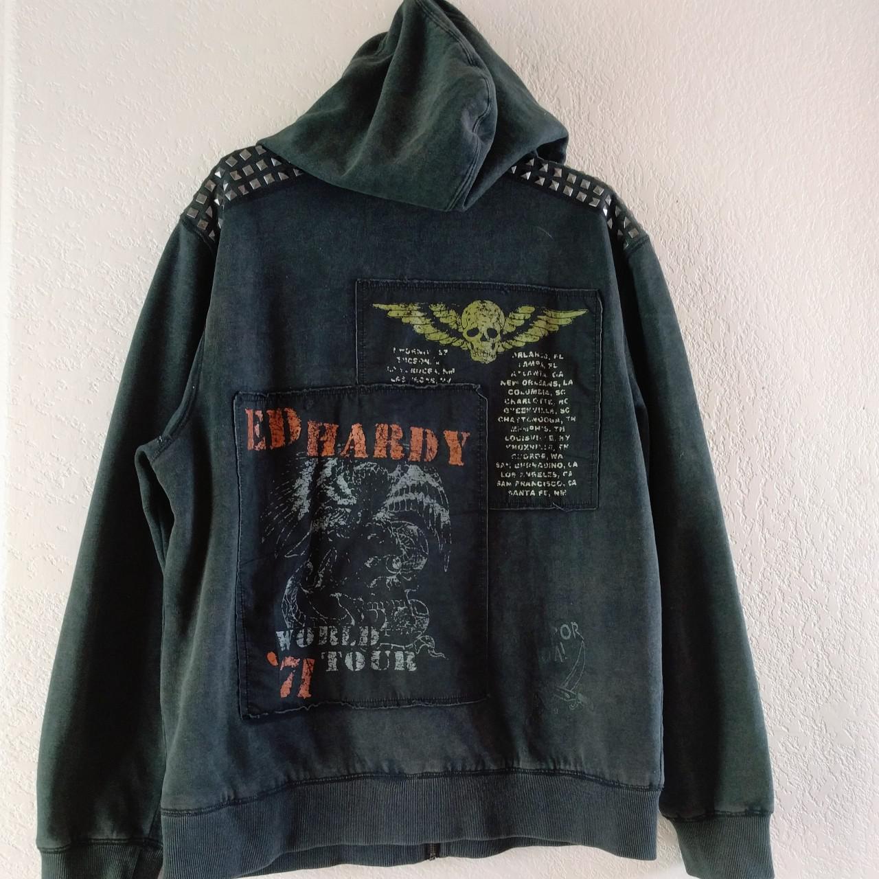 ジャケット・アウター 00s ed hardy archive vkei punk jacket 00s ed hardy archive vkei punk jacket