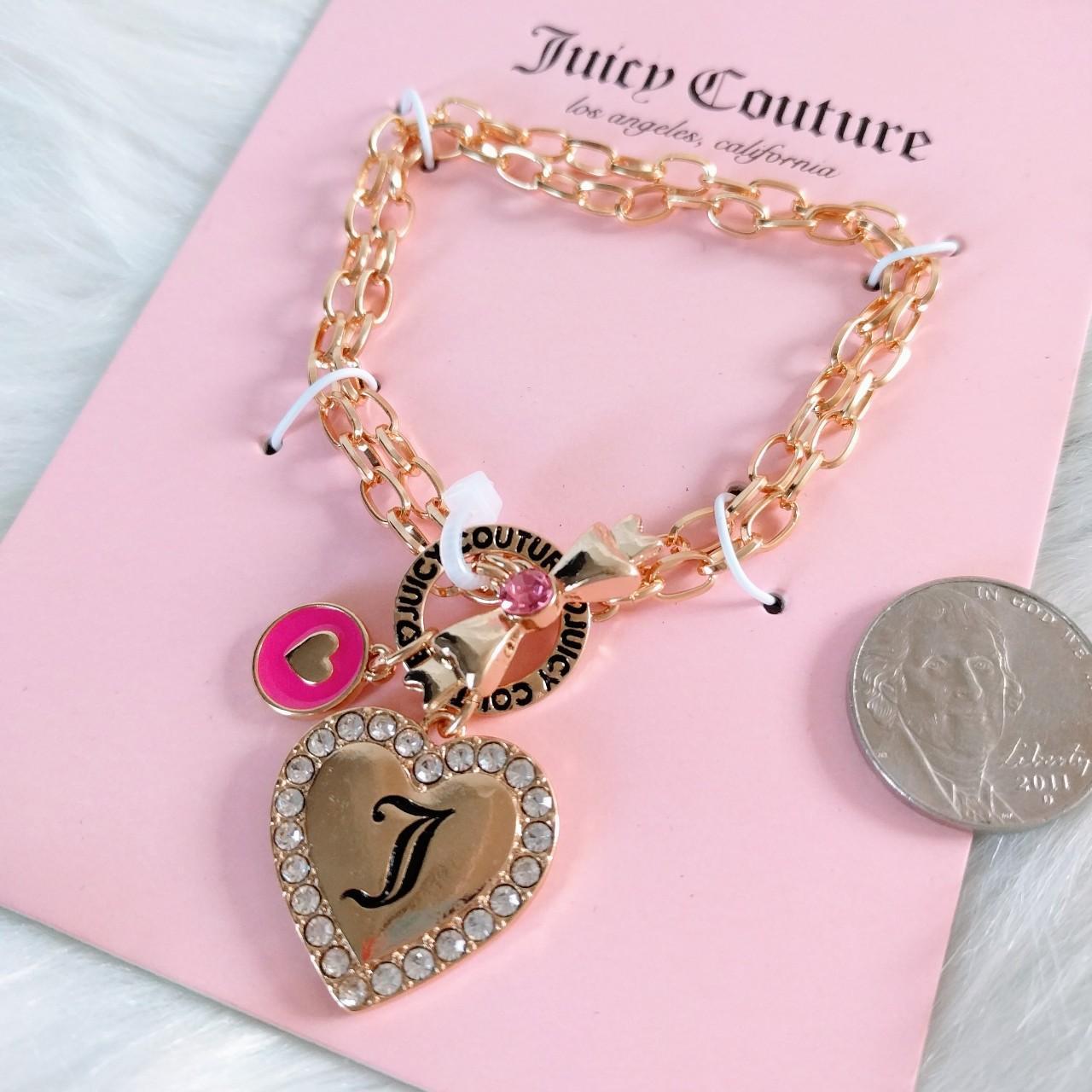 Juicy Couture Jewelry Gold charm bracelet with - Depop