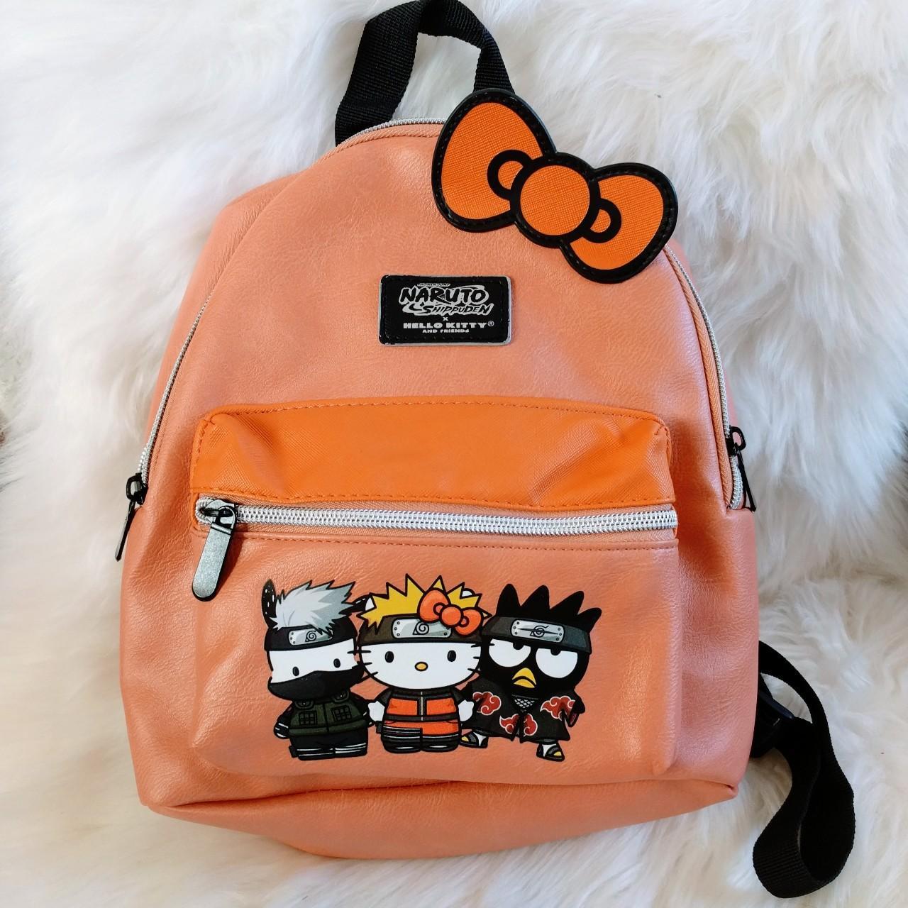 Sanrio Hello Kitty x Naruto Shippuden Women's Mini Backpack Orange 