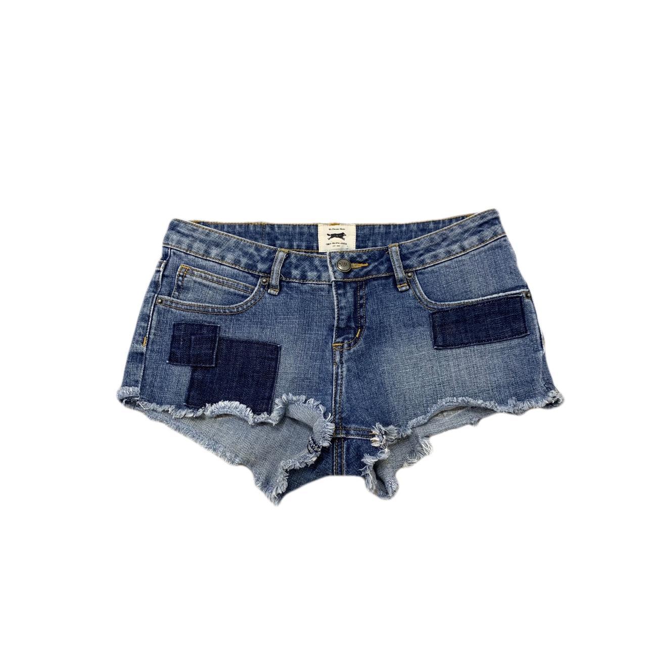 Obey Women's Navy and Blue Shorts