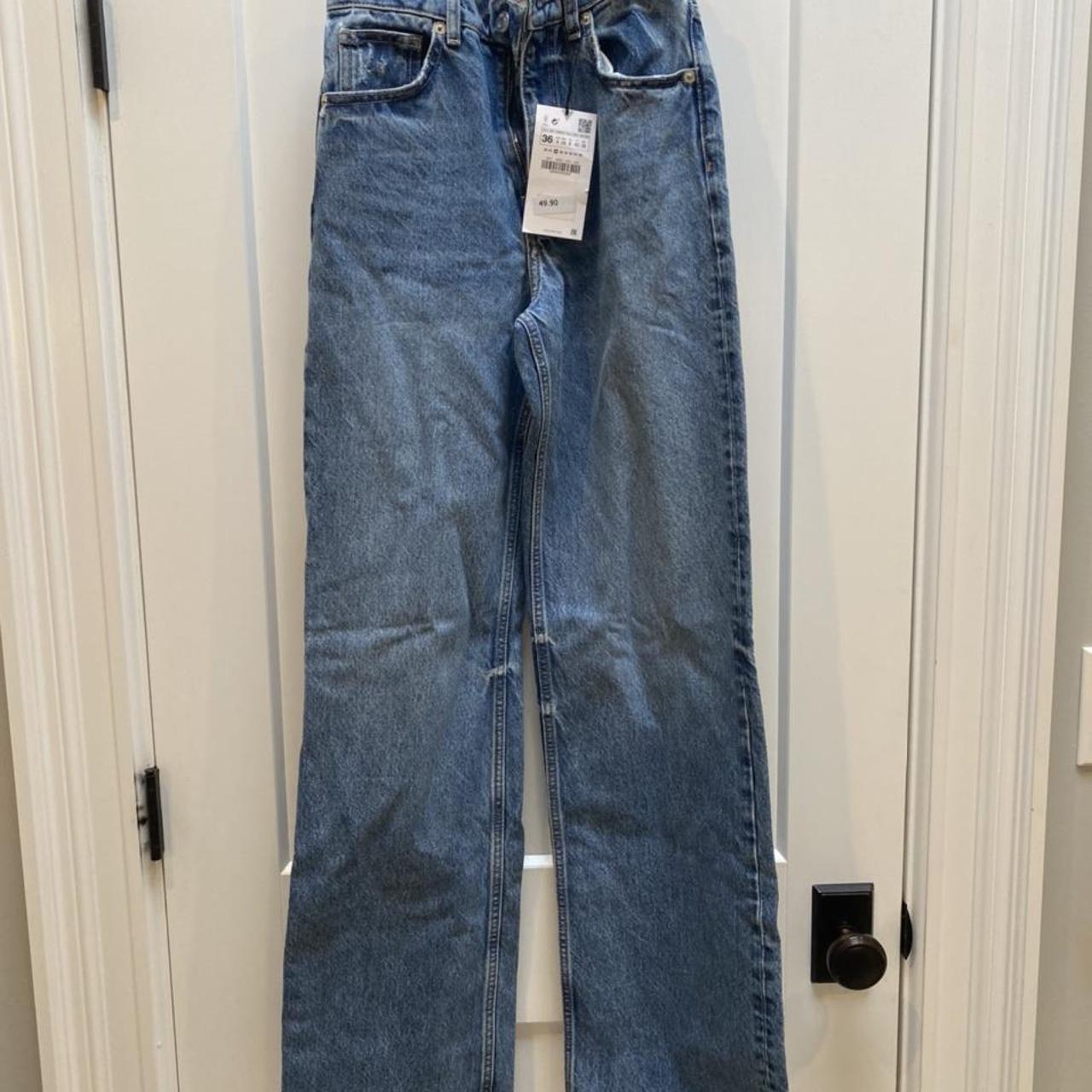 zara wide leg jeans
