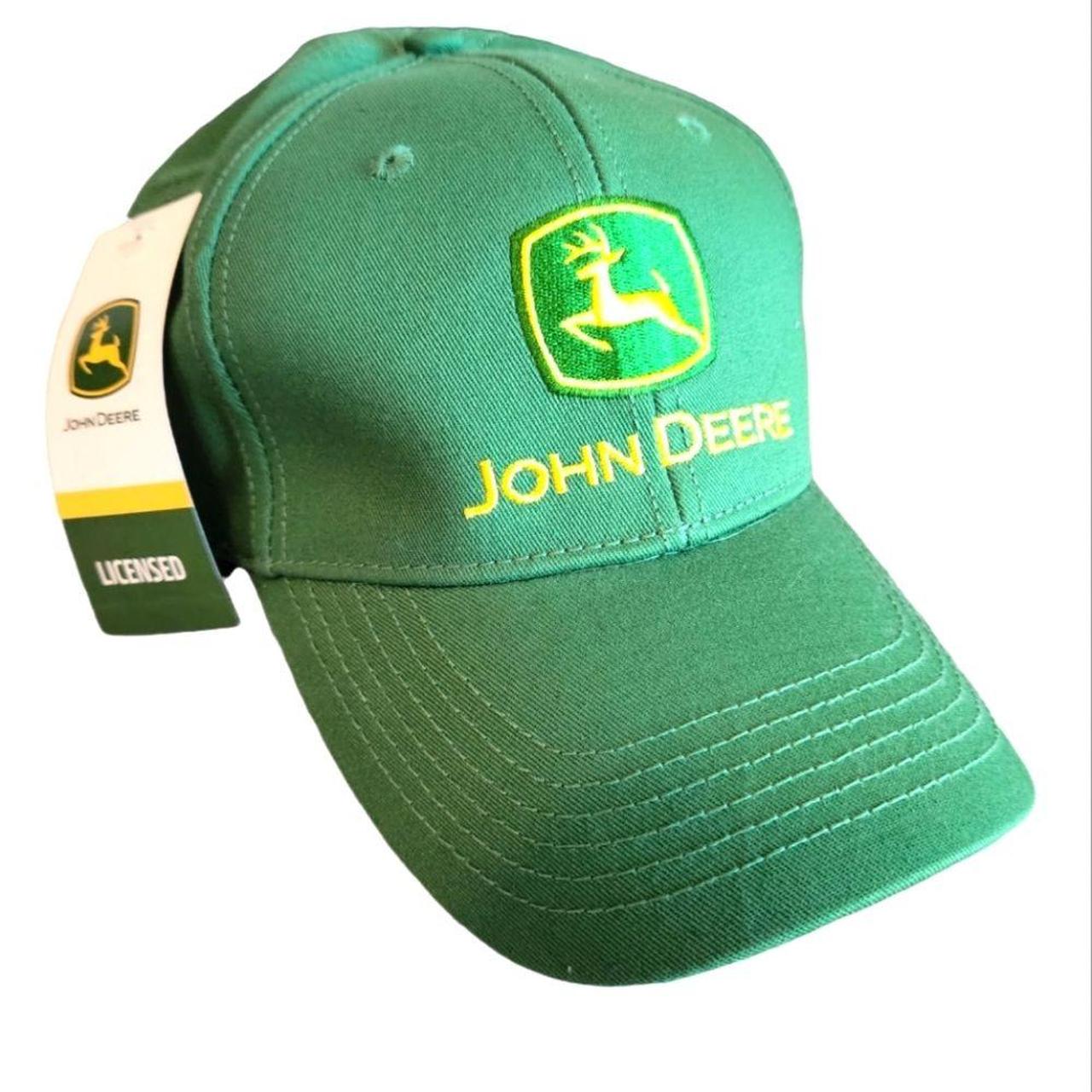 John Deere Baseball Cap Hat Adjustable Strap 100% - Depop