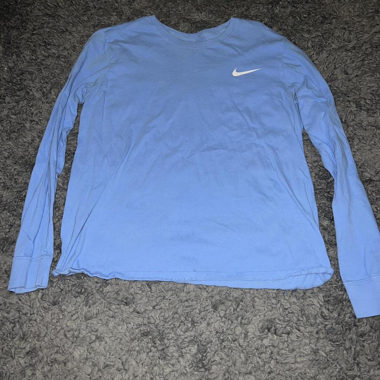 womens nike blue shirt