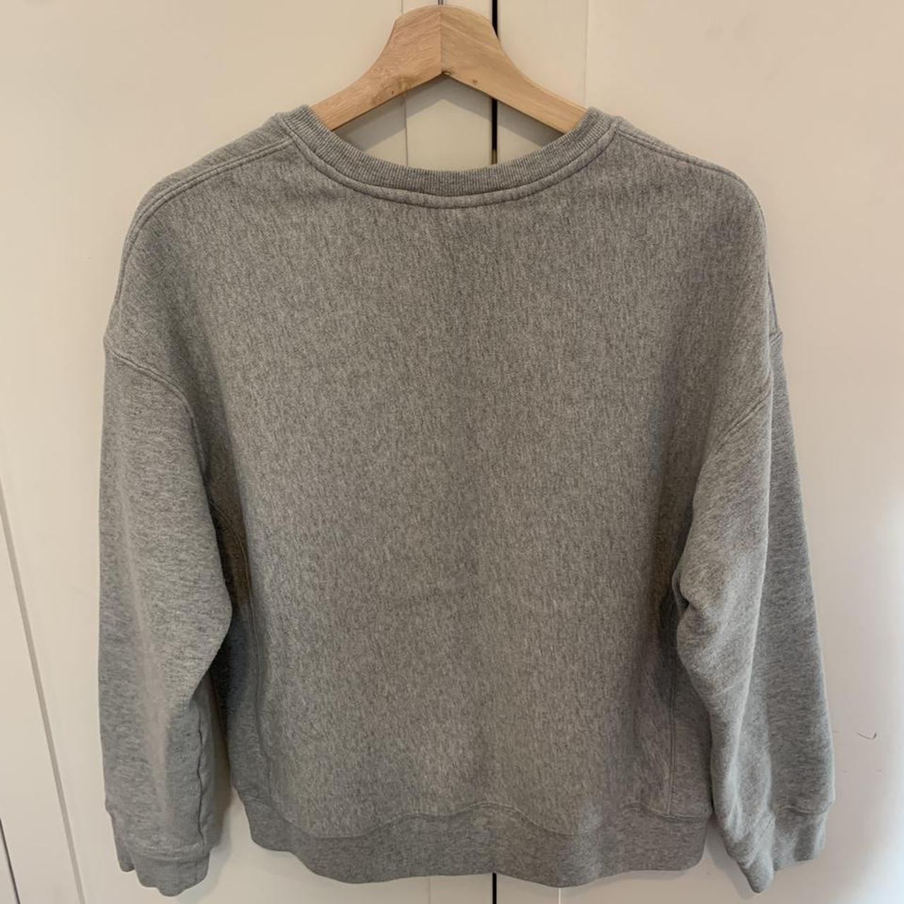 Champion Women's Grey Jumper | Depop