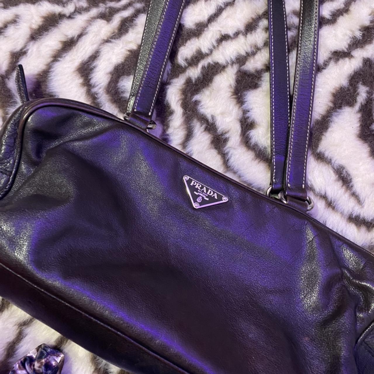 Purple prada online bag