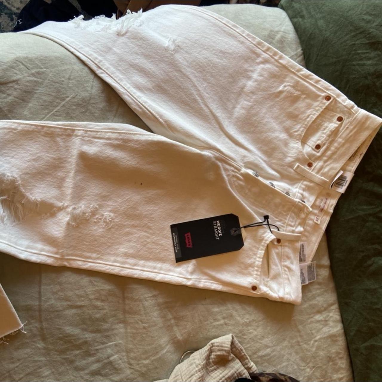 Brand new white Levi’s jeans. This pair is a... - Depop