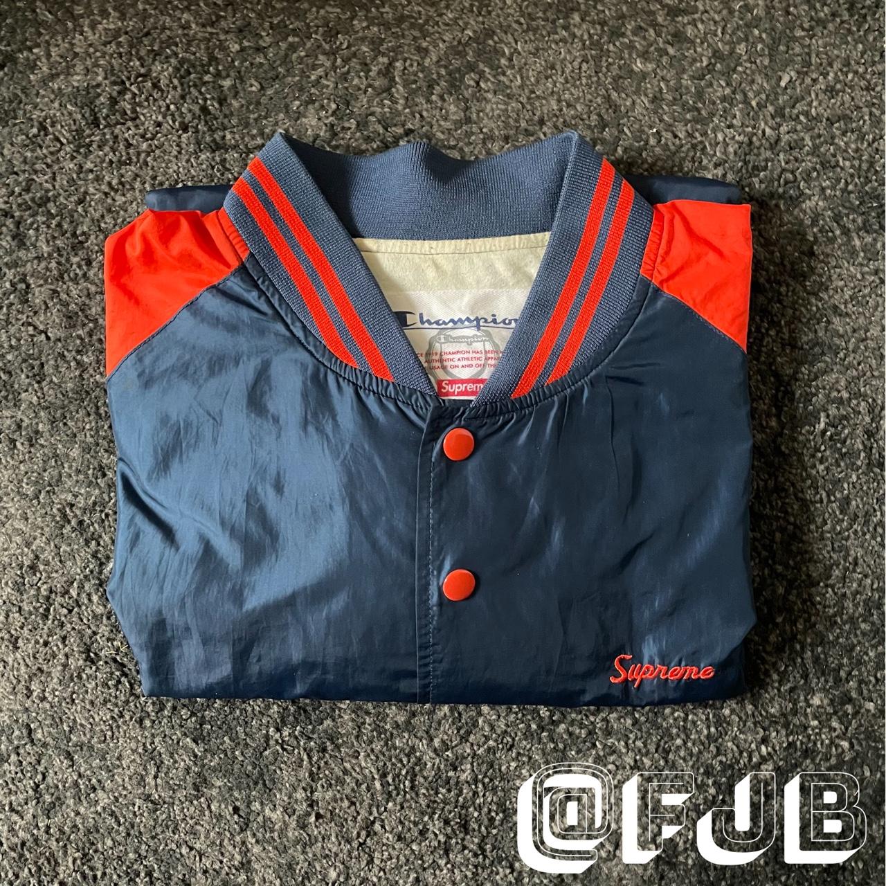 Champion supreme warm up clearance jacket