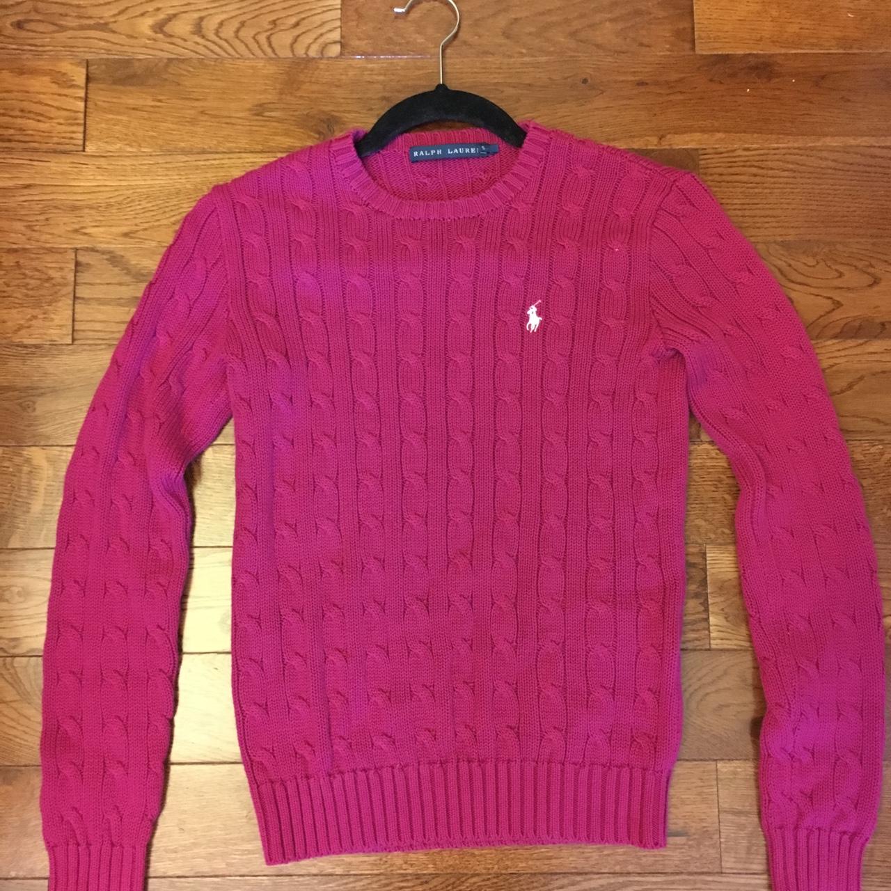 Pink Ralph Lauren jumper, never been worn, perfect... - Depop