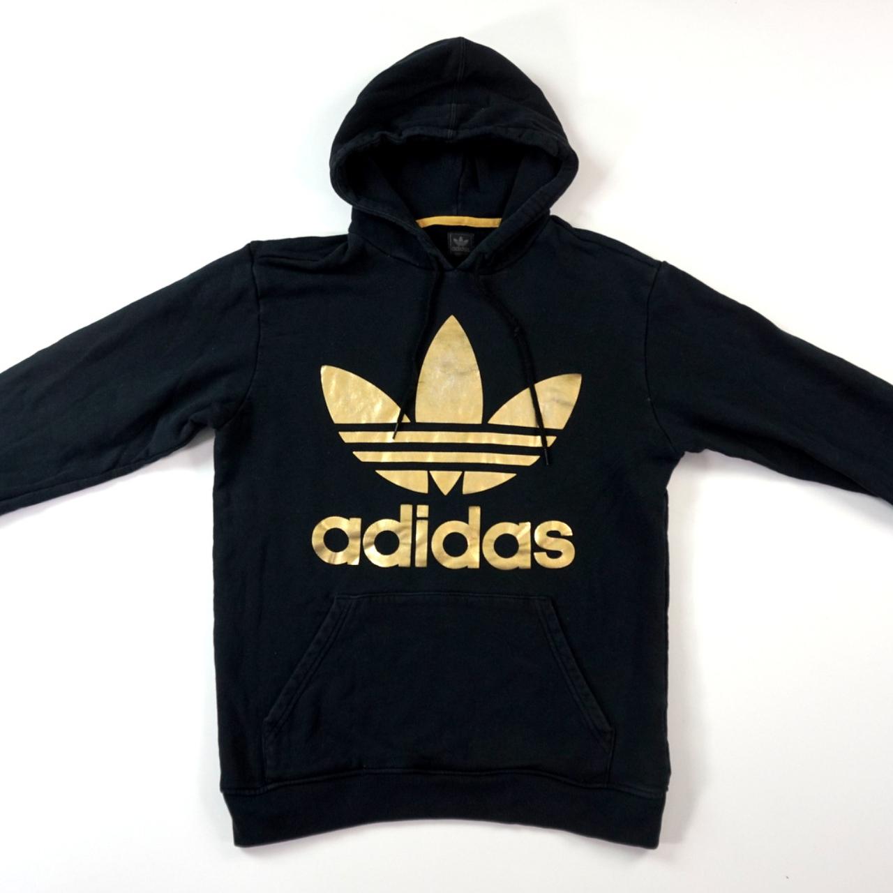 Black and gold adidas hoodie mens best sale