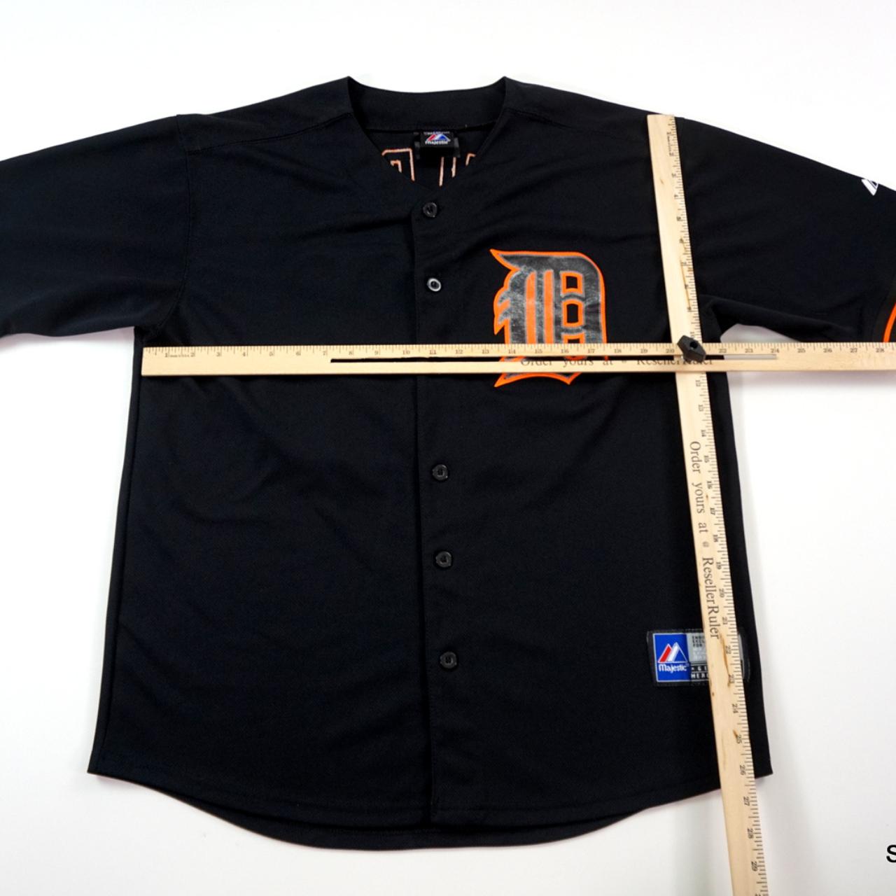 Black detroit hot sale tigers jersey