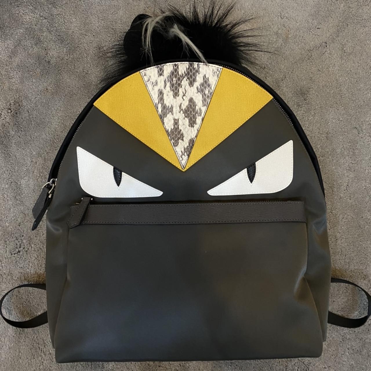 Fendi nylon shop monster backpack