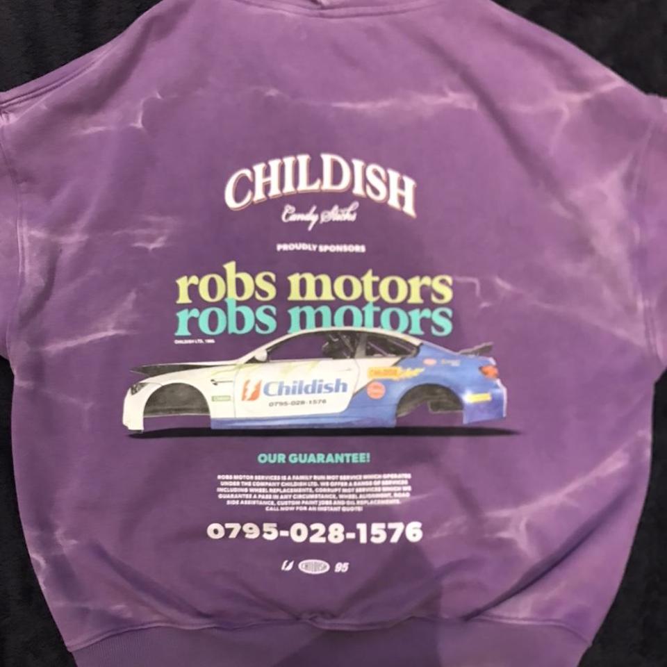 Tgf childish best sale hoodie purple