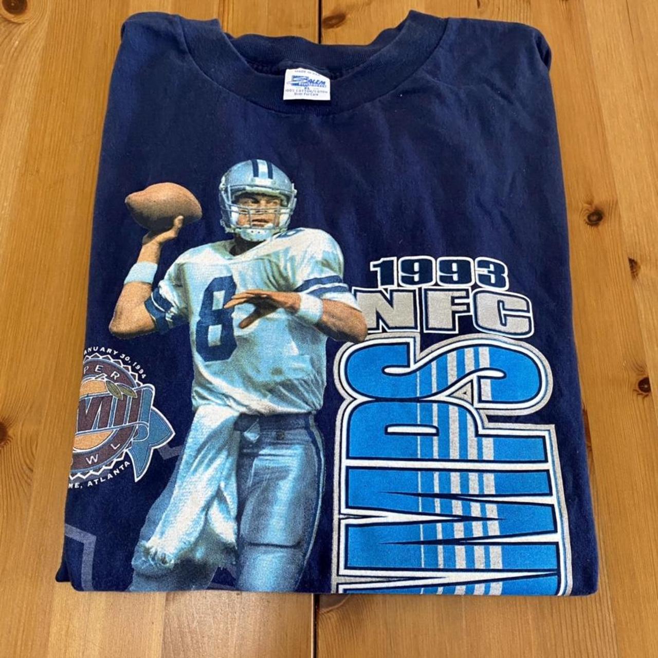 Vintage 1993 Salem Sportswear Dallas Cowboys NFL - Depop