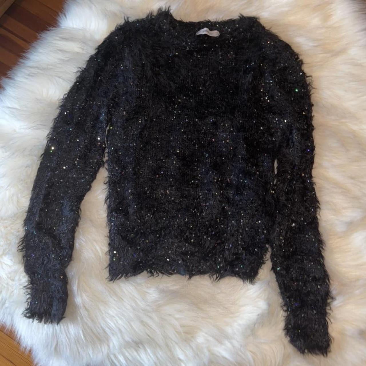 Zara multicolored best sale sequin sweater