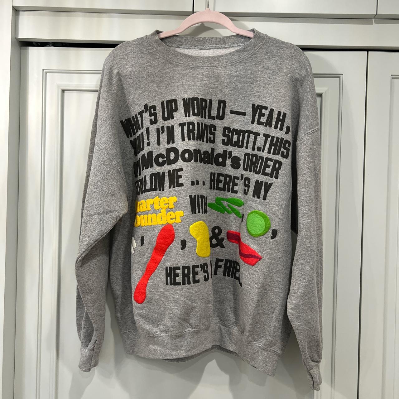 Travis Scott Cactus Jack McDonalds Crewneck Size: L - Depop